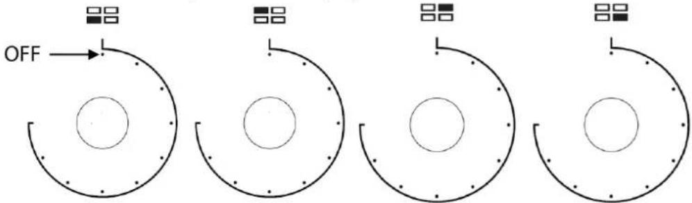 PROLINE P601IMCWHT - CONTROL KNOBS - 1