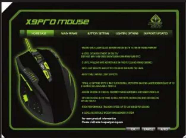 KeepOut X9PRO - Logiciel - 1