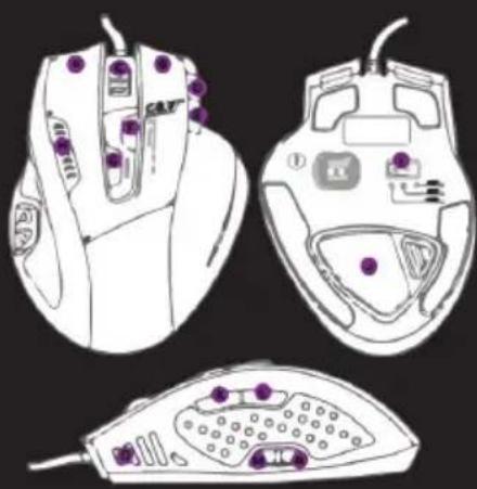 KeepOut X9PRO - Menu "Button Setting" - 2