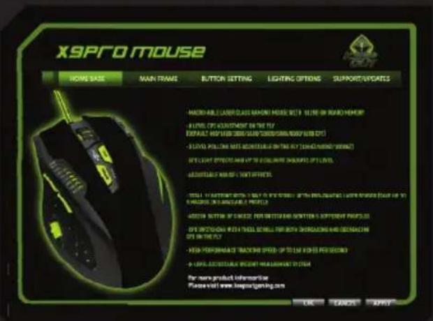 KeepOut X9PRO - Software - 1