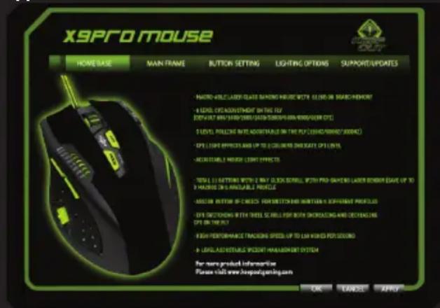 KeepOut X9PRO - software - 1
