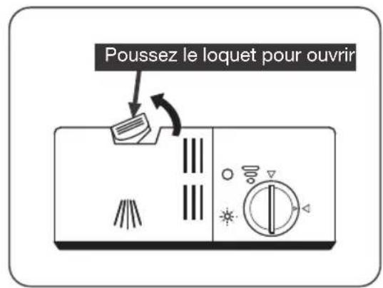ETNA VW549ZIL - Remplissage du distributeur de produit de lavage - 1