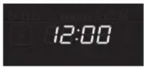 ETNA SM344RVS - Setting the clock - 2