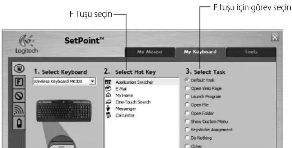 LOGITECH MK300 - Klavyeyi ve fareyi özelleştirme - 6