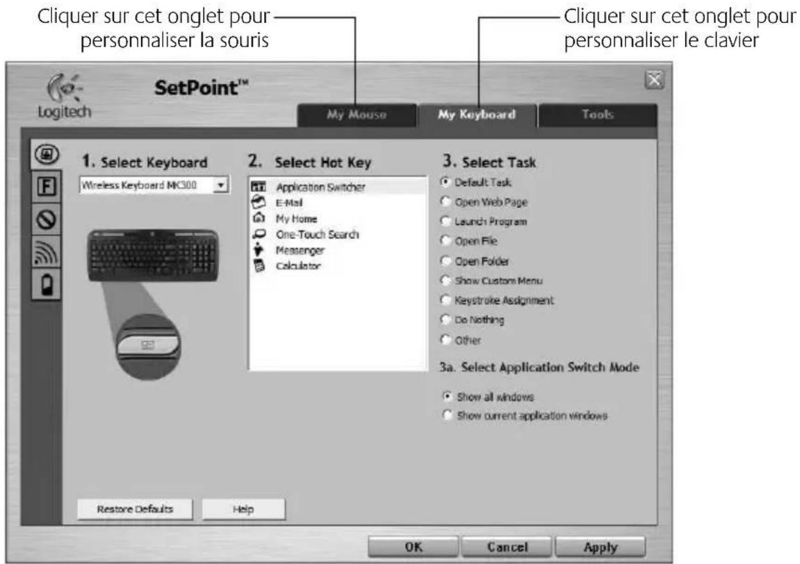 LOGITECH MK300 - Personnalisation du clavier et de la souris - 2