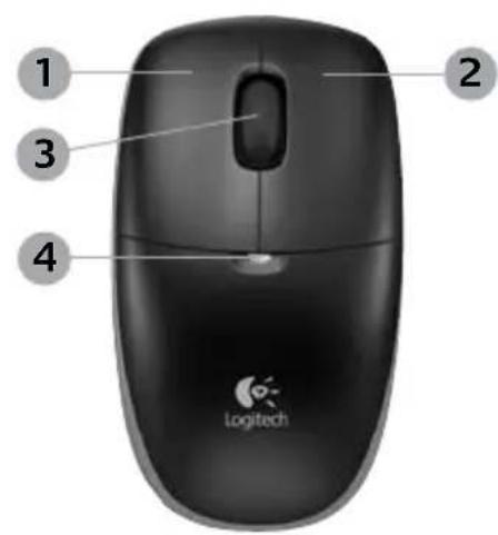 LOGITECH MK300 - Fare özellikleri: düğmeler ve kaydırma - 1