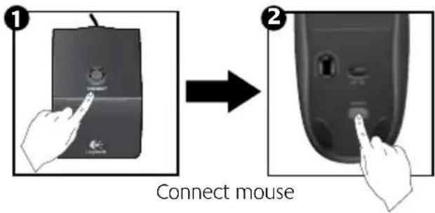 LOGITECH MK300 - Establish a connection: - 1