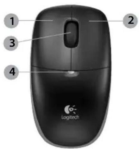 LOGITECH MK300 - Λειτουργίες ποντικιού: κουμπιά και κύλιση - 1