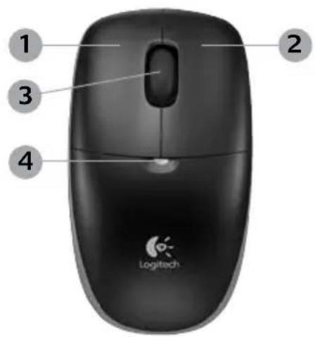LOGITECH MK300 - Muisfuncties: knoppen en scrollen - 1
