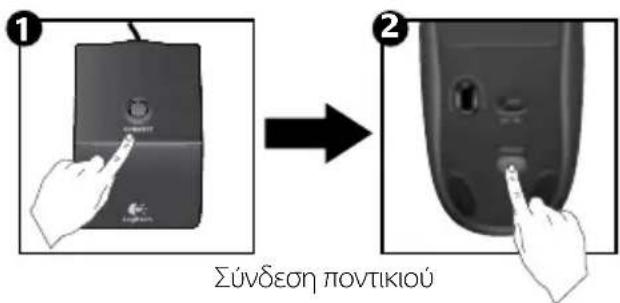 LOGITECH MK300 - Αποκατάσταση σύνδεσης: - 1