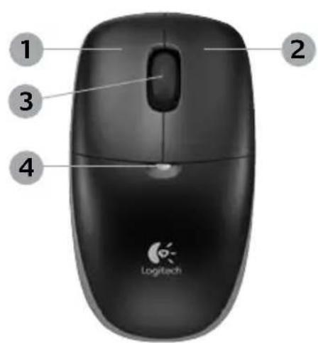 LOGITECH MK300 - Fonctions de la souris: boutons et défilement - 1