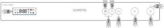 OCEANIC OCEALVC653R - Panneau de commande - 1