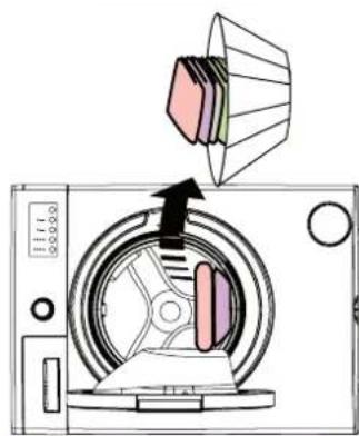 SABA LFS7124S - Comment enlever le linge de l'appareil - 1