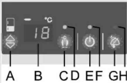 Pelgrim PKS3178F - Other settings Other settings Continuous sound - opened refrigerator door - alarm - 1