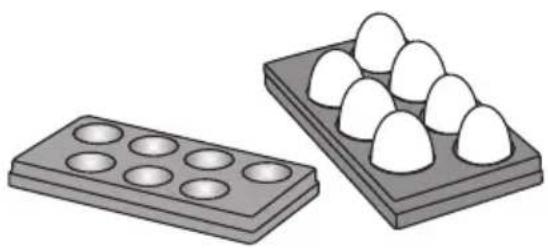 Pelgrim PKD23102 - BAC À OEUFS OU À GLAÇONS - 1