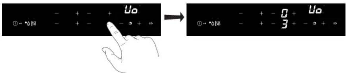 Pelgrim IK4083M - Activate the setting menu: - 2