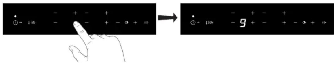 Pelgrim IK4064R - Touch-Tasten verwenden - 2
