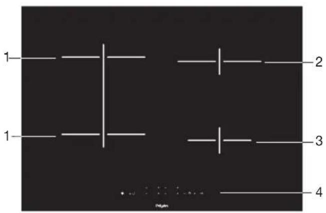 Pelgrim IK4064R - Plaque de cuisson à induction - 6
