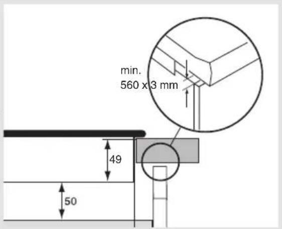 Pelgrim IDK664ONY - Au-dessus d'un four de 60 cm de la marque Pelgrim - 5