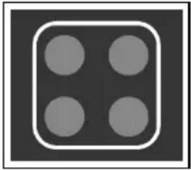 Pelgrim CKB840ONY - Warning lamps "HOT" - 1