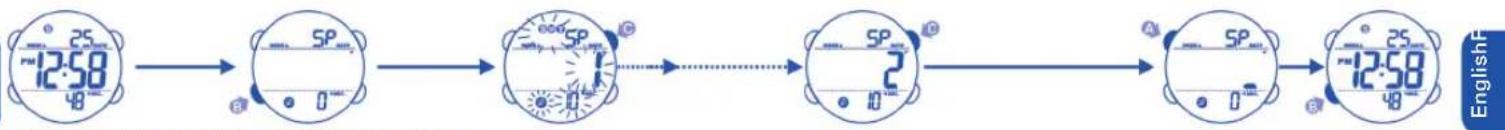 Calypso K5549 - HOW TO USE THE CHRONOGRAPH - 1