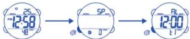 Calypso K5549 - 3.COMMENT AFFICHER LE MOIS, LA DATE - 1