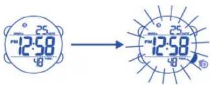 Calypso K5549 - HOW TO USE EL LIGHT - 2