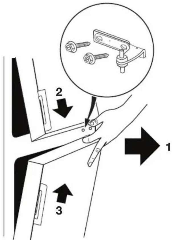 FAR R2236A - Réversibilité de la porte - 3