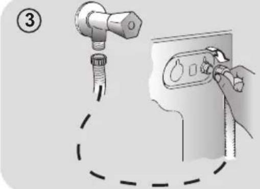HOOVER WDXT45 385AS - Aufstellung des Gerätes - 1