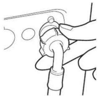 HOOVER HNWF616714S - Connecting to the cold water supply - 1