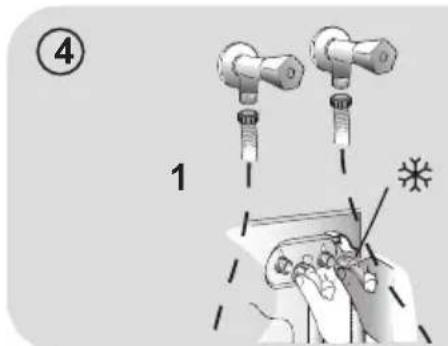 HOOVER WDMT 4138AH184 - Aufstellung des Gerätes - 2