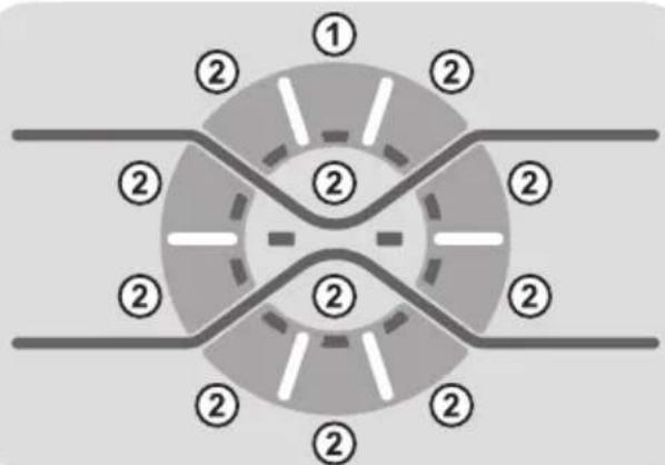 HOOVER WDMT 4138AH184 - Contrôle tactile - 1