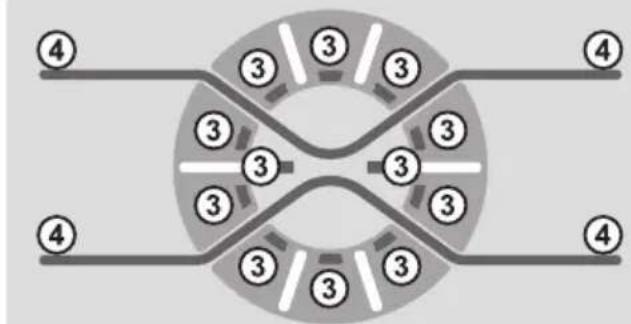 HOOVER WDMT 4138AH184 - 2) Tasti SELECTIONE PROGRAMMA - 1