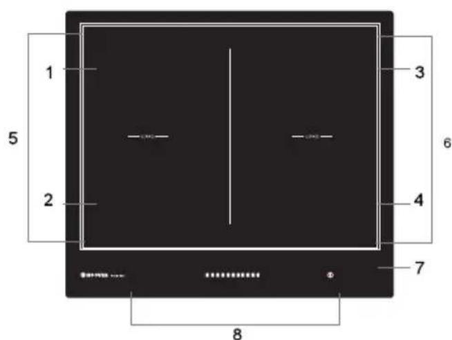 HOOVER HIES430B - Ansicht von oben - 1