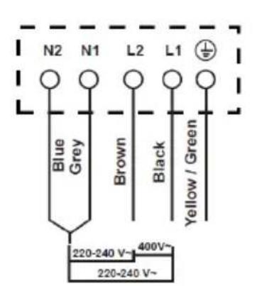 HOOVER HIES430B - Priključitev kuhalne plošće na elektricno omrežje - 4