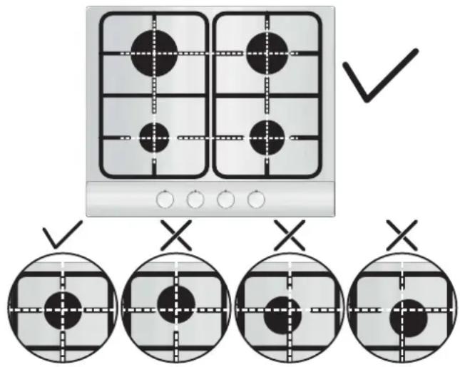 HOOVER HHG6BF4WVX - OCAK KULLANIMI KULLANIM TALİMATLARI - 1