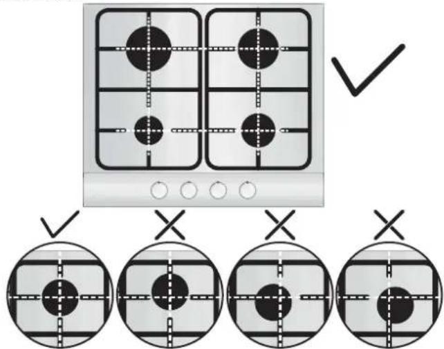 HOOVER HHG6BF4WVX - GEBRUIK VAN DE KOOKPLAAT - 1