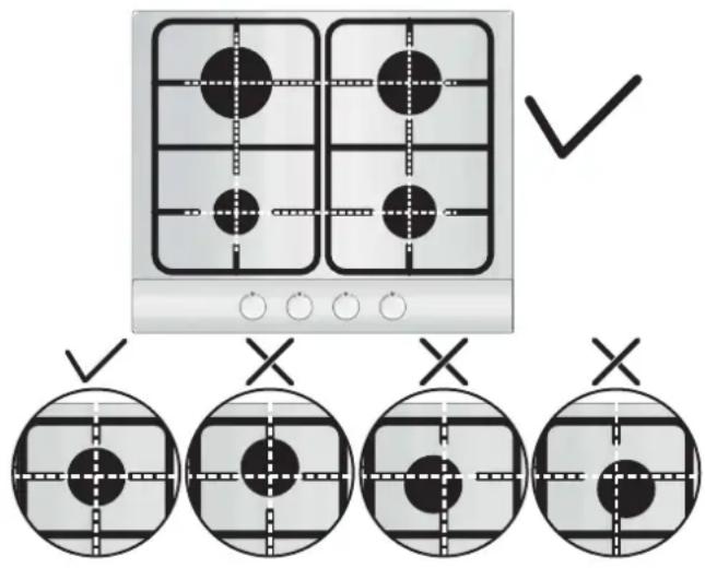 HOOVER HHG6BF4WVX - UTILISATION DE LA TABLE - 1