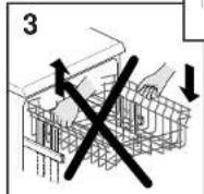 HOOVER HOD 6S - B.: NON SOLLEVARE O ABBASSARE MAI IL CESTO DA UN SOLO LATO (fig.3). - 3
