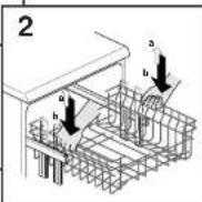 HOOVER HOD 6S - b. NE JAMAIS soulever ou baisser le PANIER d'un seul COTE (f. g.) - 1