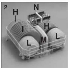 HOOVER HND 107GS - Upper basket (fig. 1) - 1