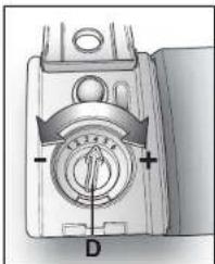 HOOVER HND 107GS - Regulating the rinse aid from 1 to 6 - 1