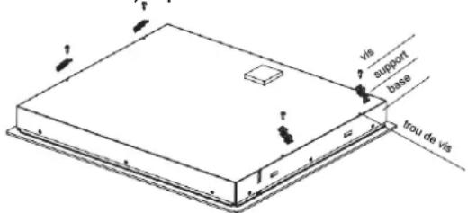HOOVER HESD4 WIFI - Réglage de la position du support - 1