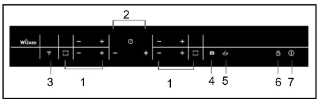 HOOVER HESD4 WIFI - Esquema de la plac de induccion - 2