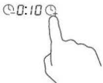 HOOVER HESD4 WIFI - Setting the timer to turn cooking zones off If the timer is set on one zone: - 2