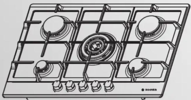 HOOVER HGH64SCE W - KOOKPLAATS - 1