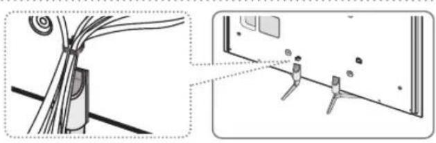 SAMSUNG UE48H6500AL - Kablo Tutucusunu kullanarak kablolari duzenleme - 2