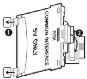 SAMSUNG UE48H6500AL - Attaching the CI Card Adapter - 1