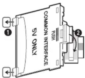 SAMSUNG UE32H6270AS - Montaje del adaptor de la tarjeta Cl - 1
