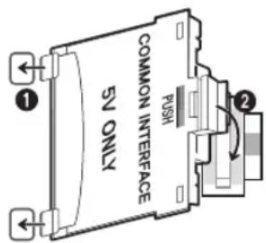 SAMSUNG UE32H6270AS - Connexion de l'adaptateur de carte CI - 1